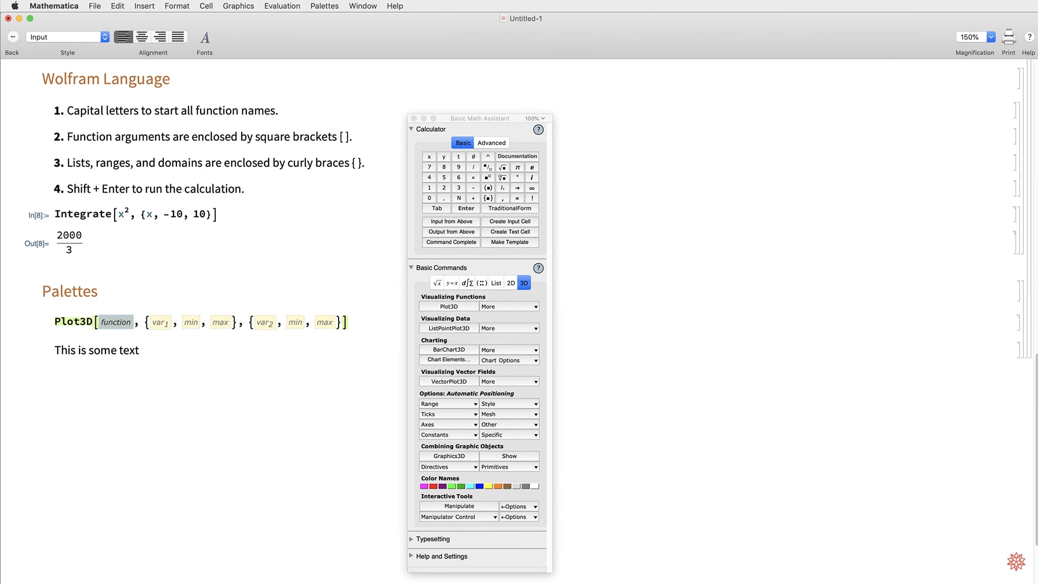 Wolfram Mathematica screenshot 3